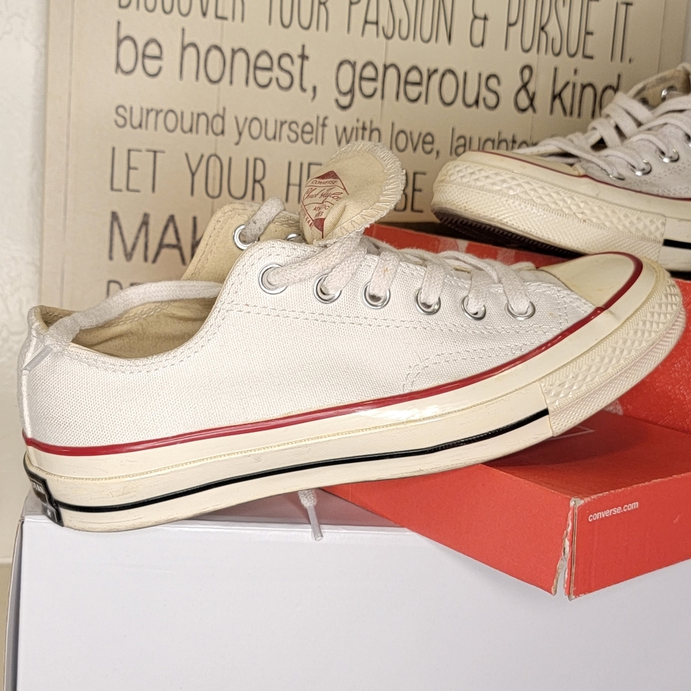 White Converse Chuck Taylor CTAS 70 OX